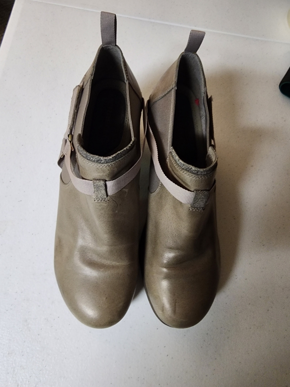 Merrell Women's Ankle Booties in Taupe Gray - Slip-On Casual Comfort Sz 10.5